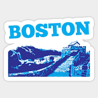 Fake views: The Great Wall of Boston Sticker